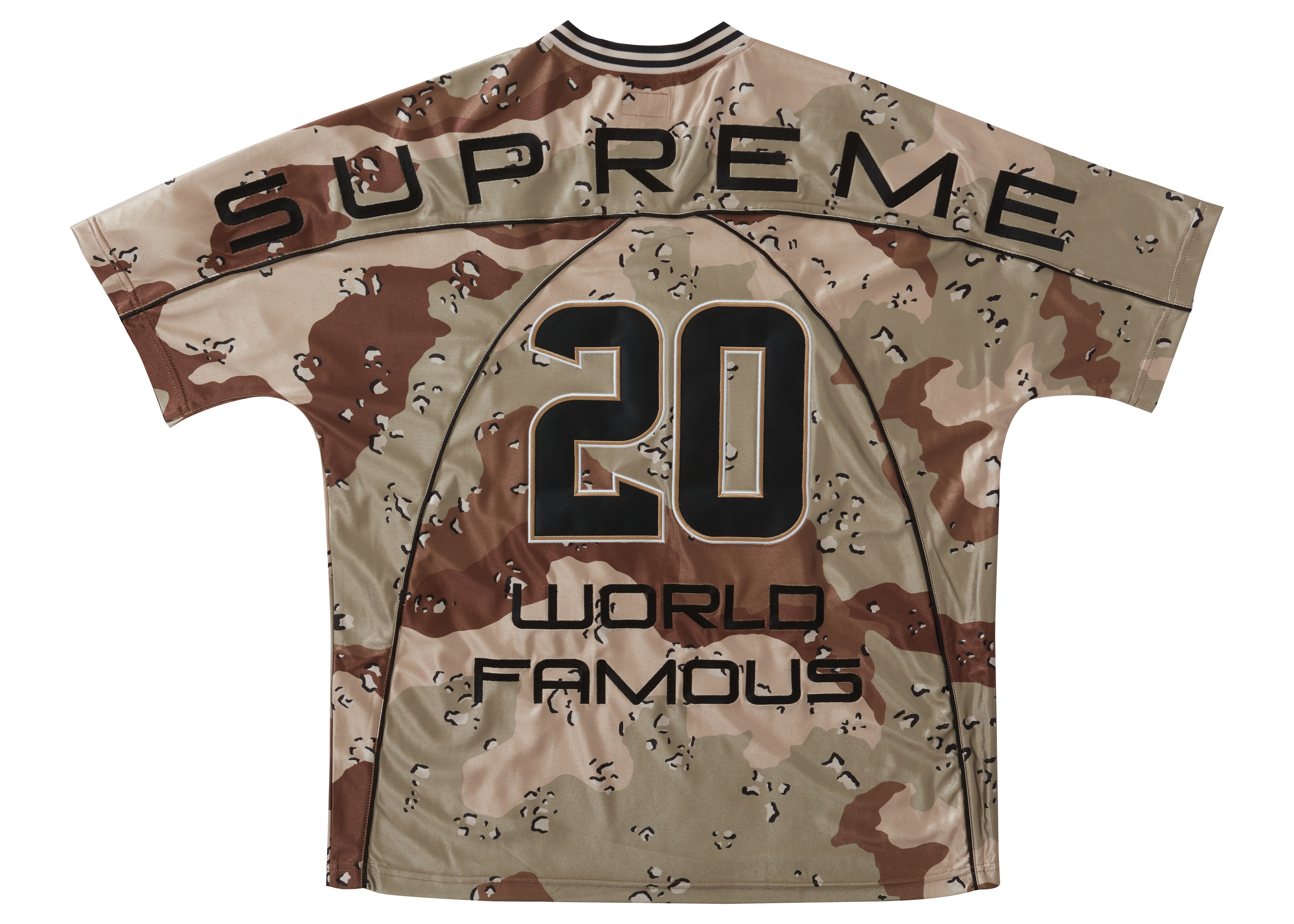 Supreme Paneled Jersey Chocolate Chip Camo Men's - FW20 - US