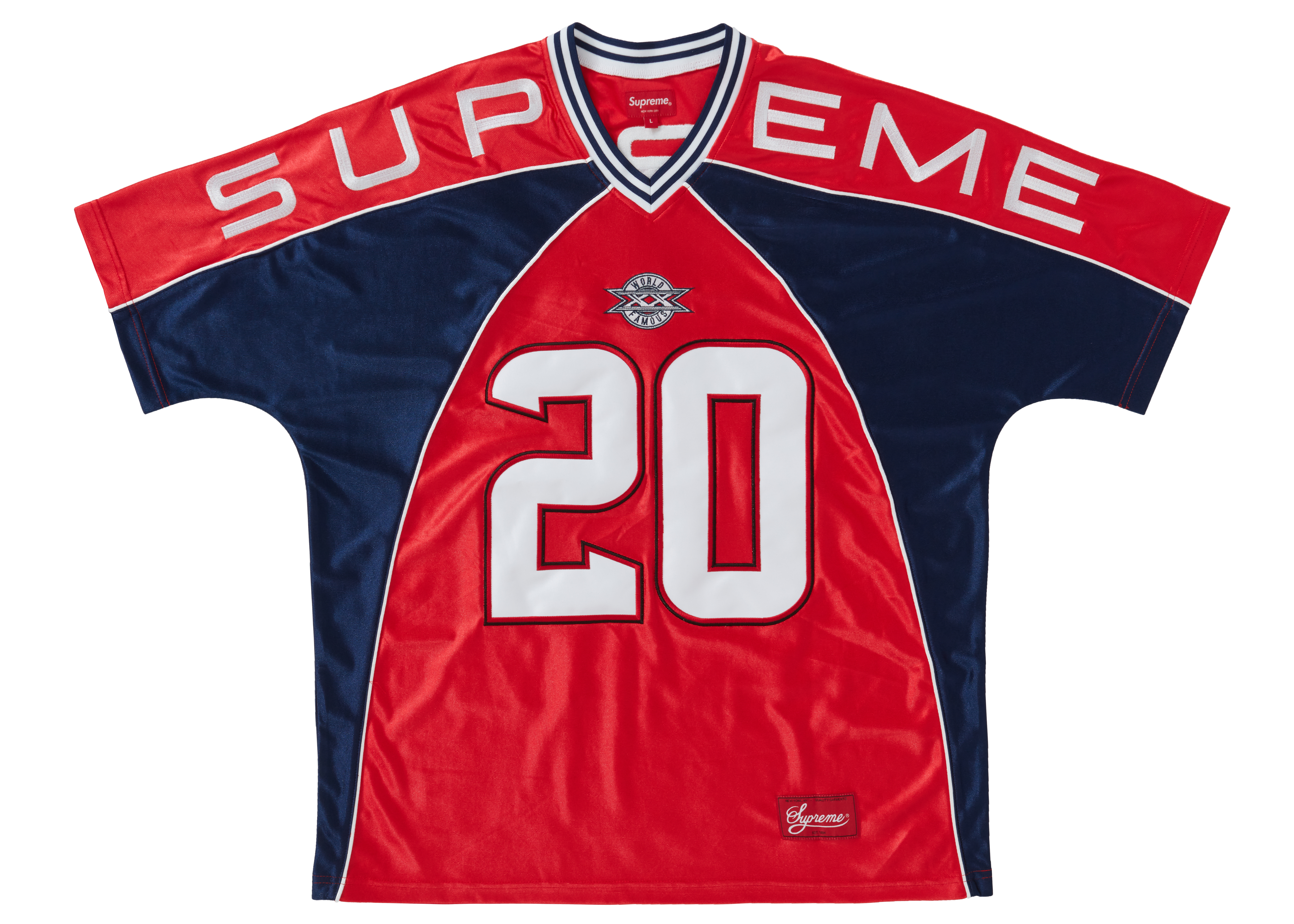Supreme Paneled Jersey Red メンズ - FW20 - JP