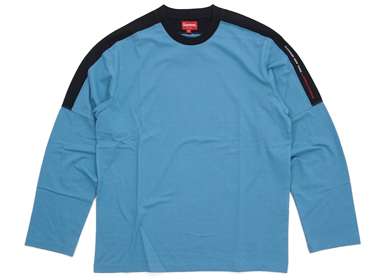 Supreme Paneled L/S Top Slate Men's - FW18 - US