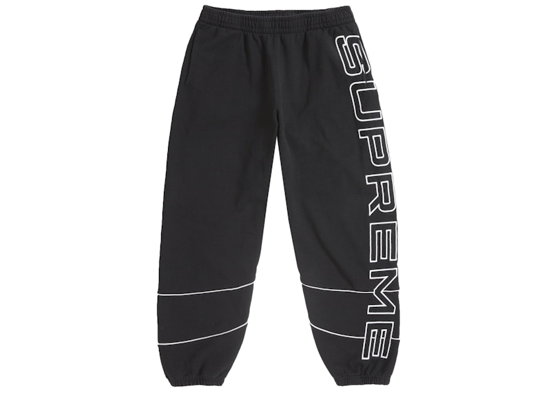 Pre-owned Supreme Men's  Paneled Sweatpant In Black