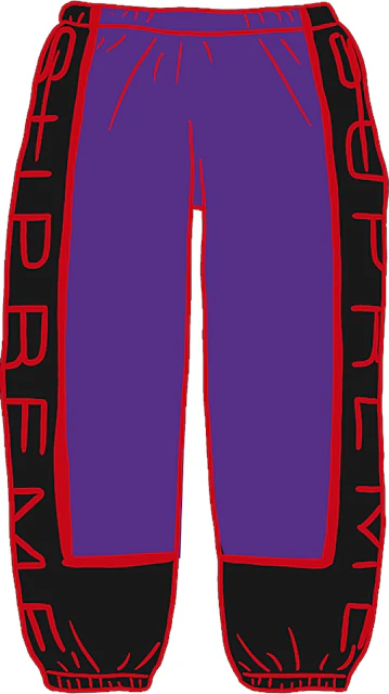 Supreme Paneled Sweatpant (SS21) Purple - SS21 - US