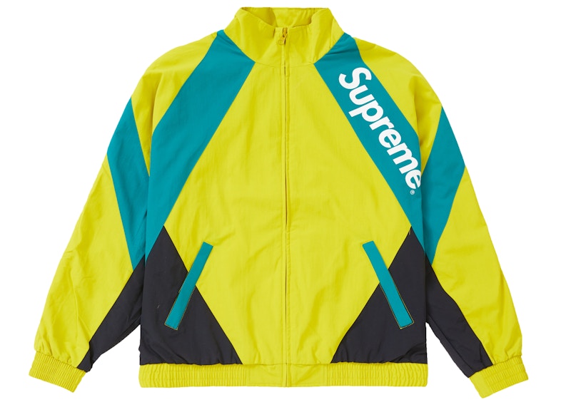 Supreme paneled track 2025 jacket light blue