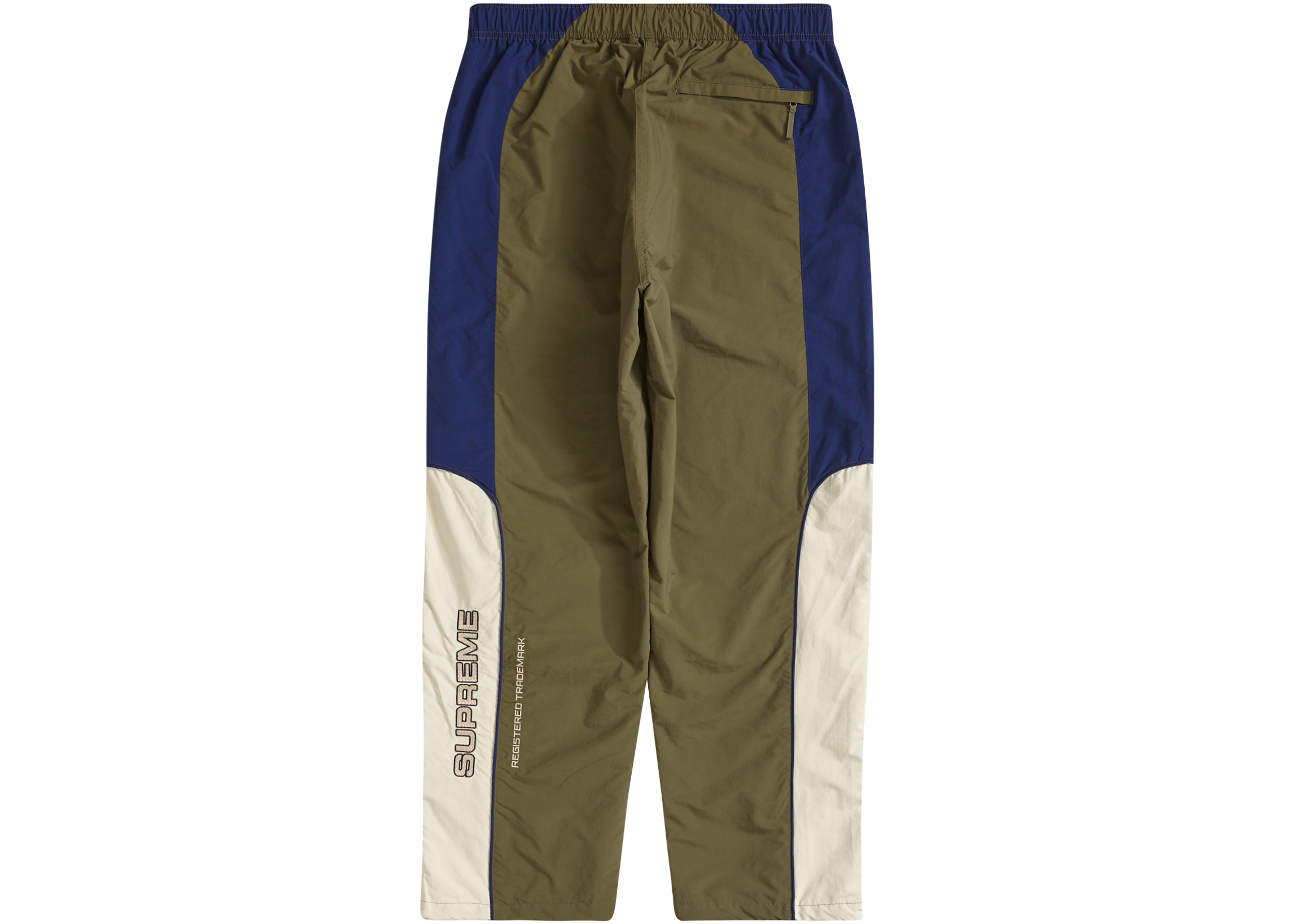 Supreme Paneled Track Pant (FW22) Olive Men's - FW22 - US