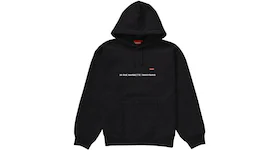 Supreme Small Box Hooded Sweatshirt (Paris Shop) Black