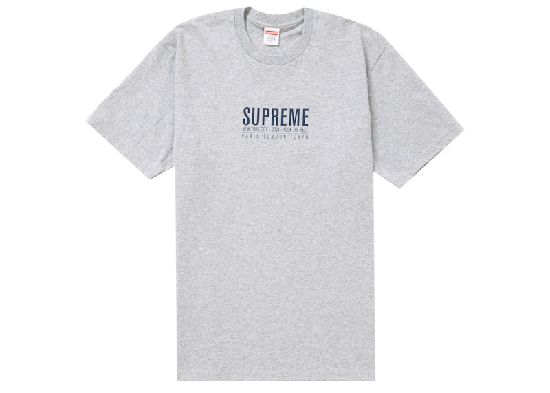 Men’s Authentic Supreme Friends shops Tee Heather Grey - XLarge New