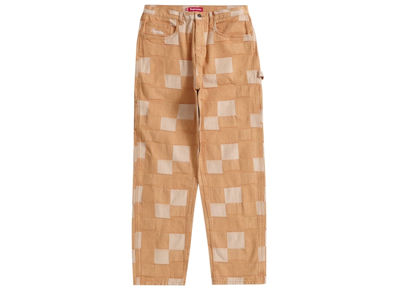 Supreme Patched Denim Pant Rust - SS21 Homme - FR