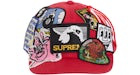 Supreme Patches à 6 panneaux, rouge