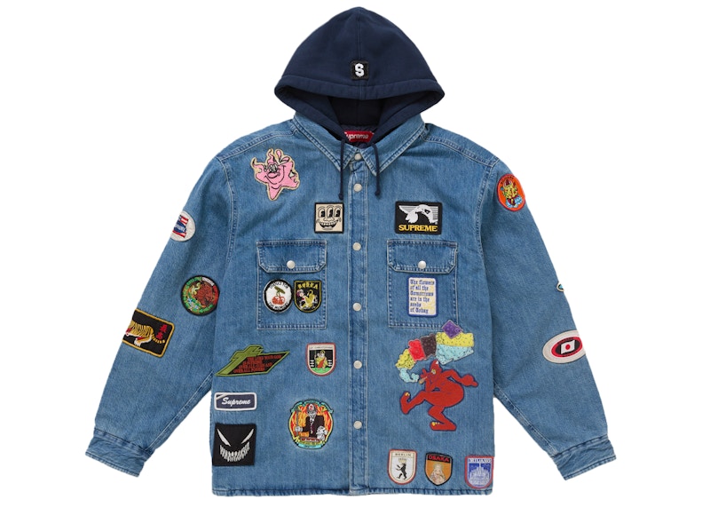 Supreme シュプリーム 15SS Hooded Denim Jacket フーデッド