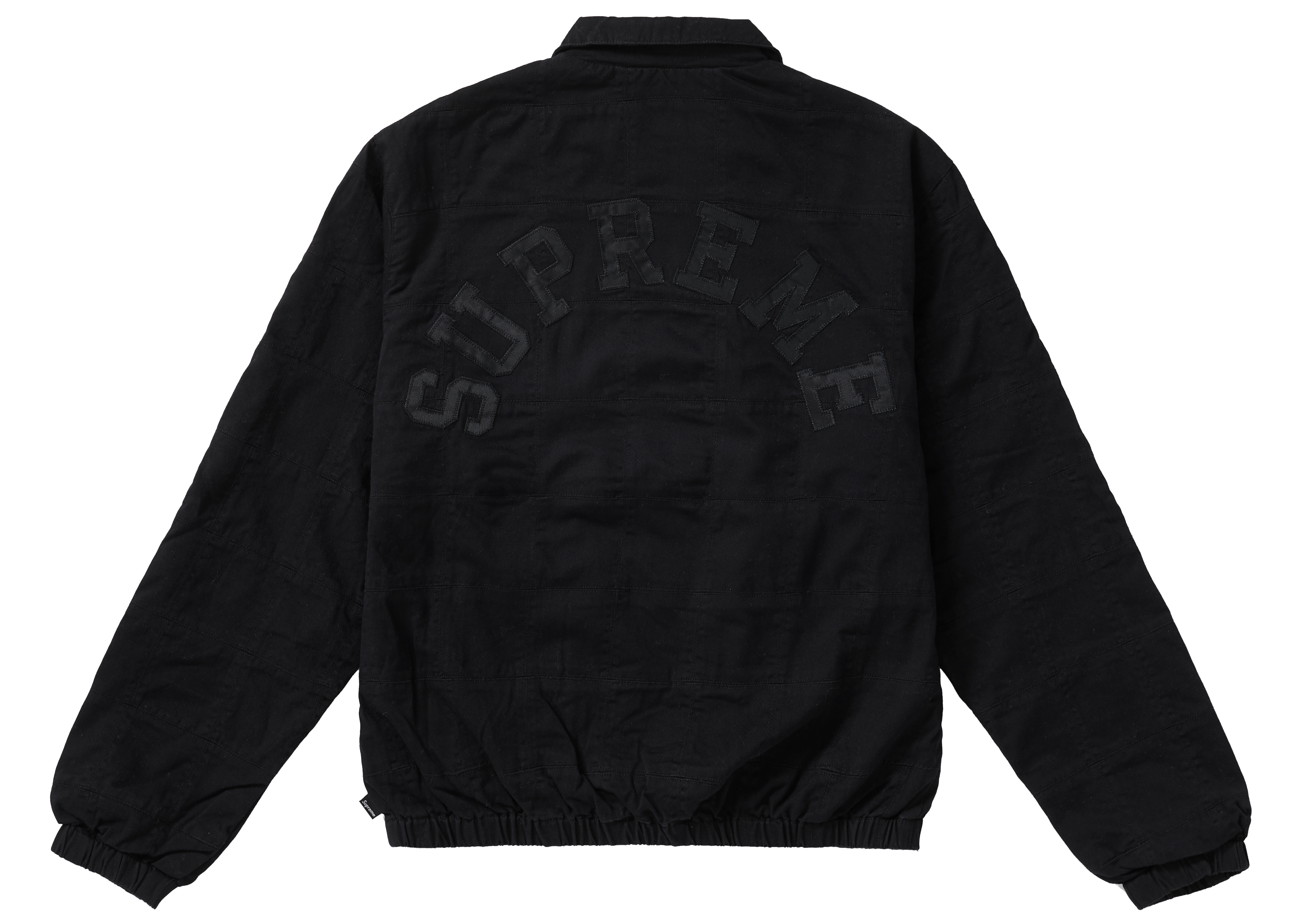 Supreme Patchwork Harrington Jacket Black