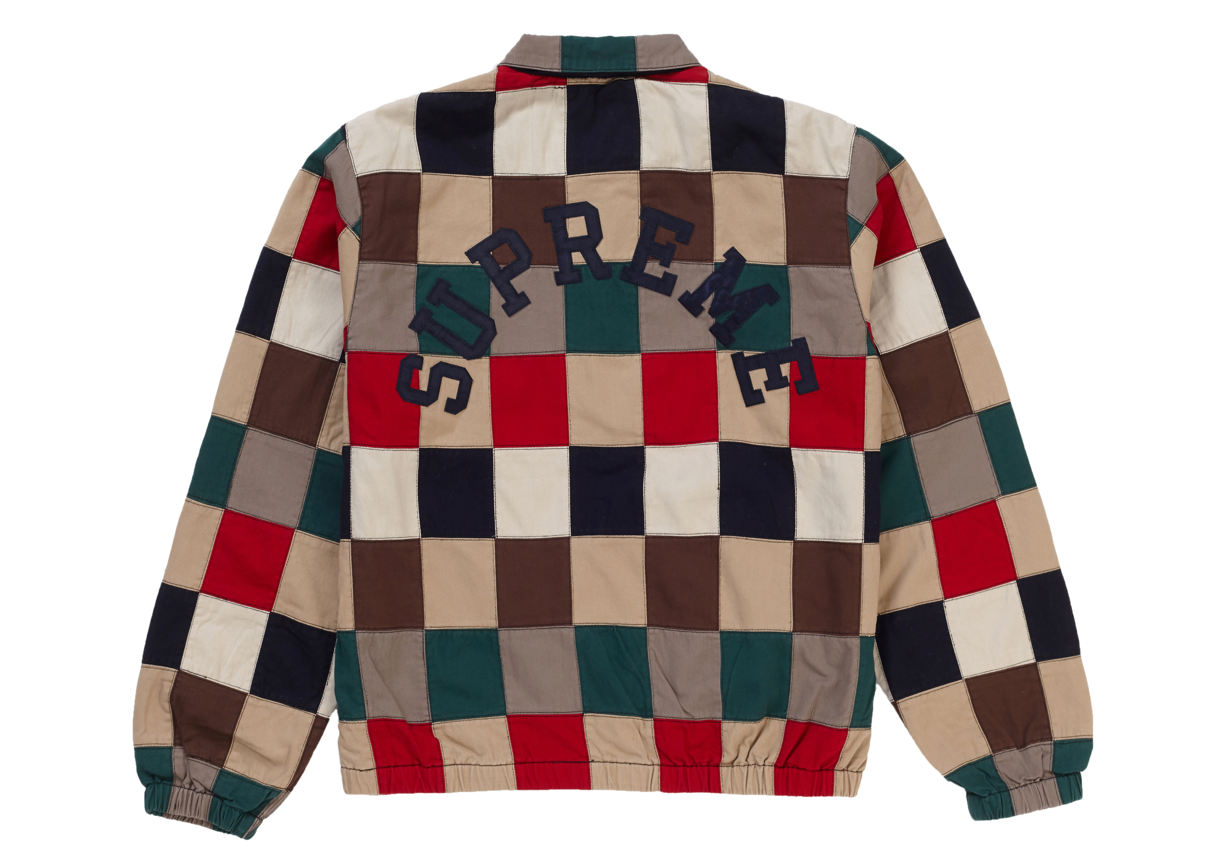 8,400円Supreme patchwork harrington jacket M