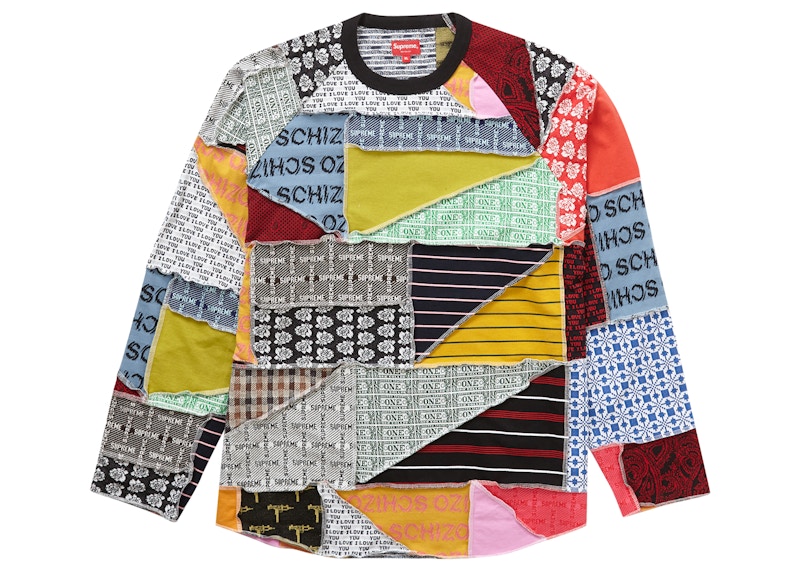 Supreme patchwork jacquard L/S TOP-