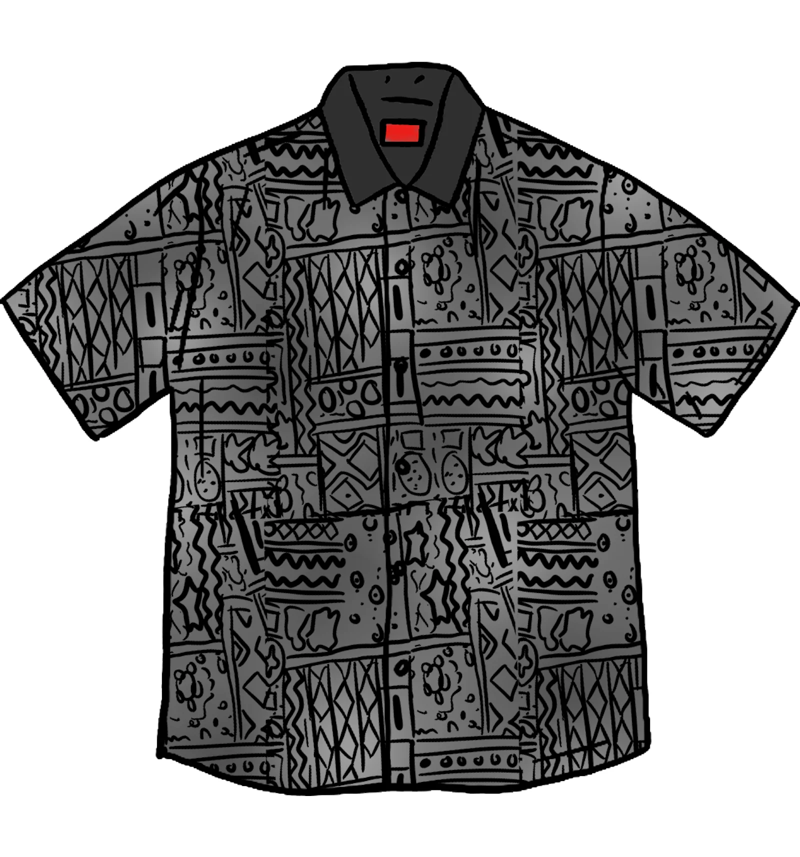 Supreme Patchwork Knit Zip Up Polo Black Men s SS20 US