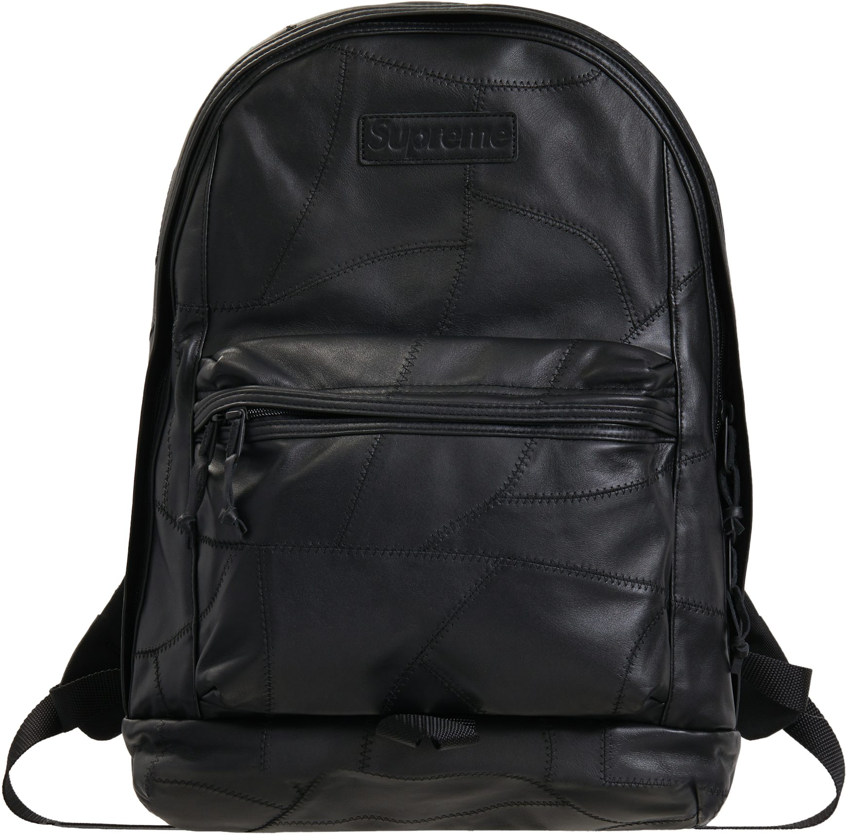 Supreme Patchwork Leather Backpack Black!!FW19!!BNWT!100