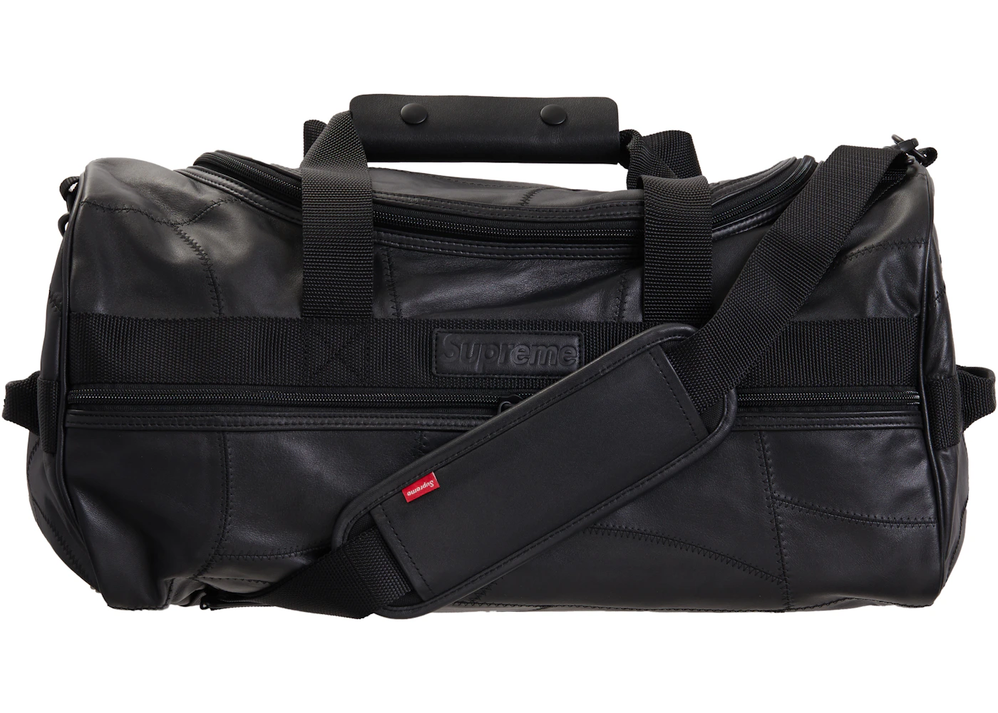 Supreme patchwork leather duffle bag Clearance