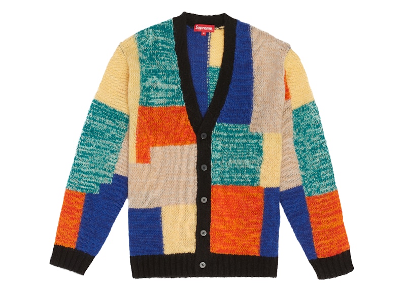 激安大特価2023】 Supreme 希少XL supreme patchwork mohair cardiganの通販 by  北斗の拳ヒデブshop｜シュプリームならラクマ