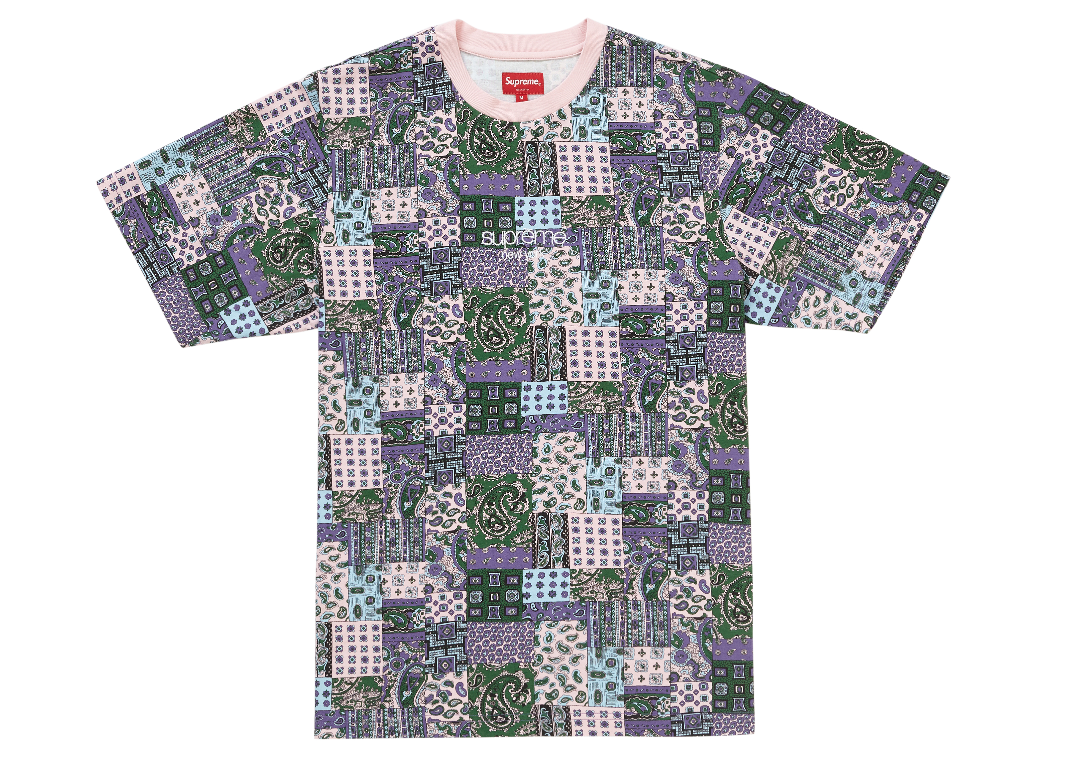 Patchwork Paisley S/S Top supreme