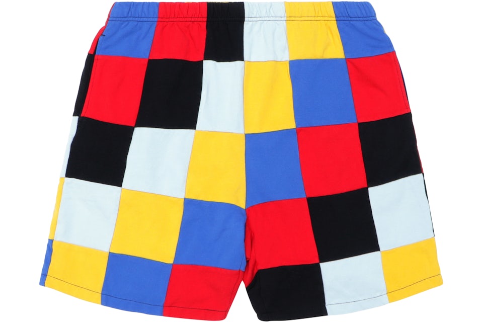 Supreme patchwork shorts Clearance