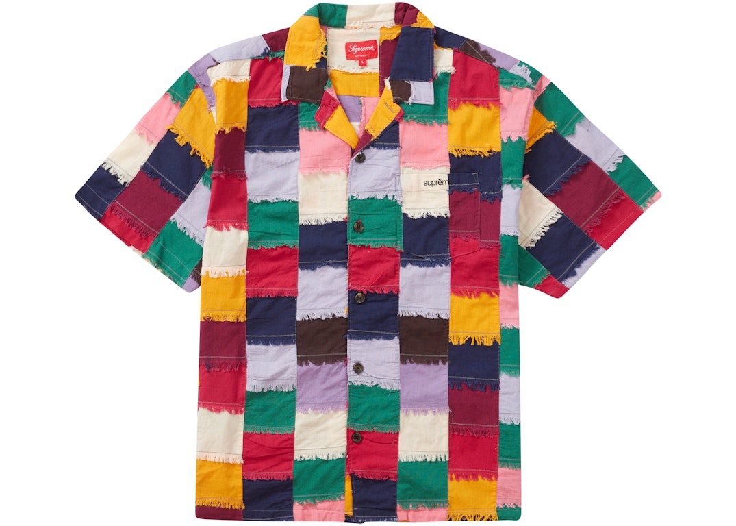 Pre-owned Supreme Patchwork S/s Shirt Multicolor