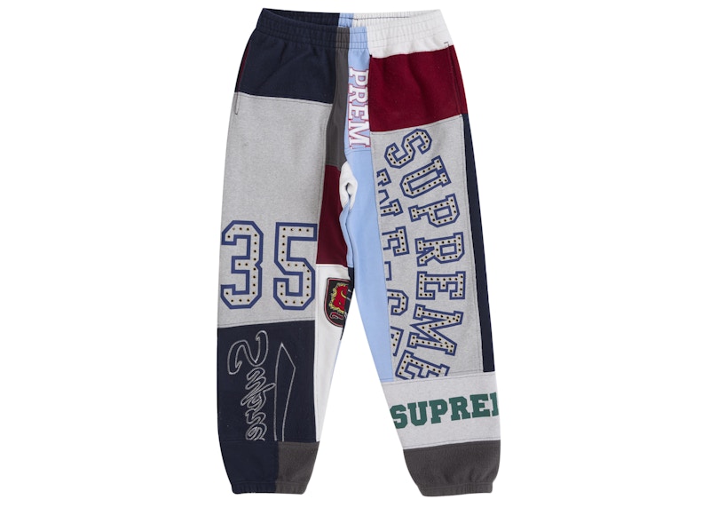 スケートボード Supreme Patchwork Sweatpant Navy S Supreme Patchwork Sweatpant (SS25) Navy Men's - SS25 - US