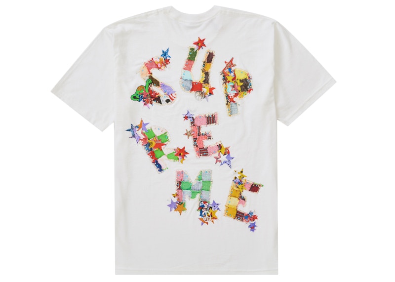 Supreme Patchwork Tee White