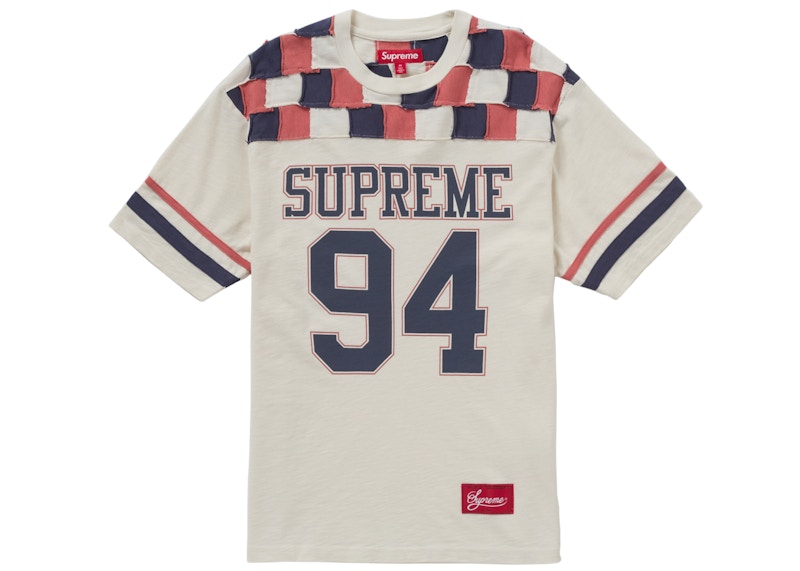 Supreme Patchwork Yoke Football Top Stone メンズ - FW24 - JP