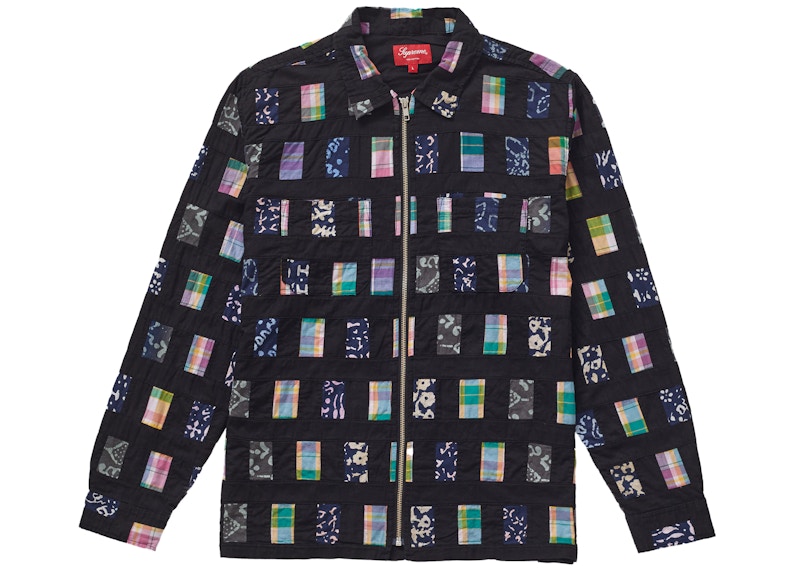 supreme patchwork shirt