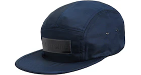 Supreme Patent Leather Patch Camp Cap Navy