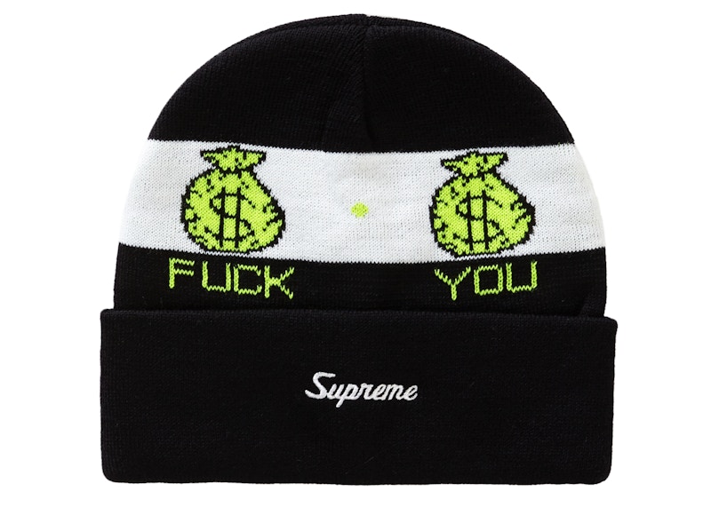 Supreme Pay Me Beanie Black