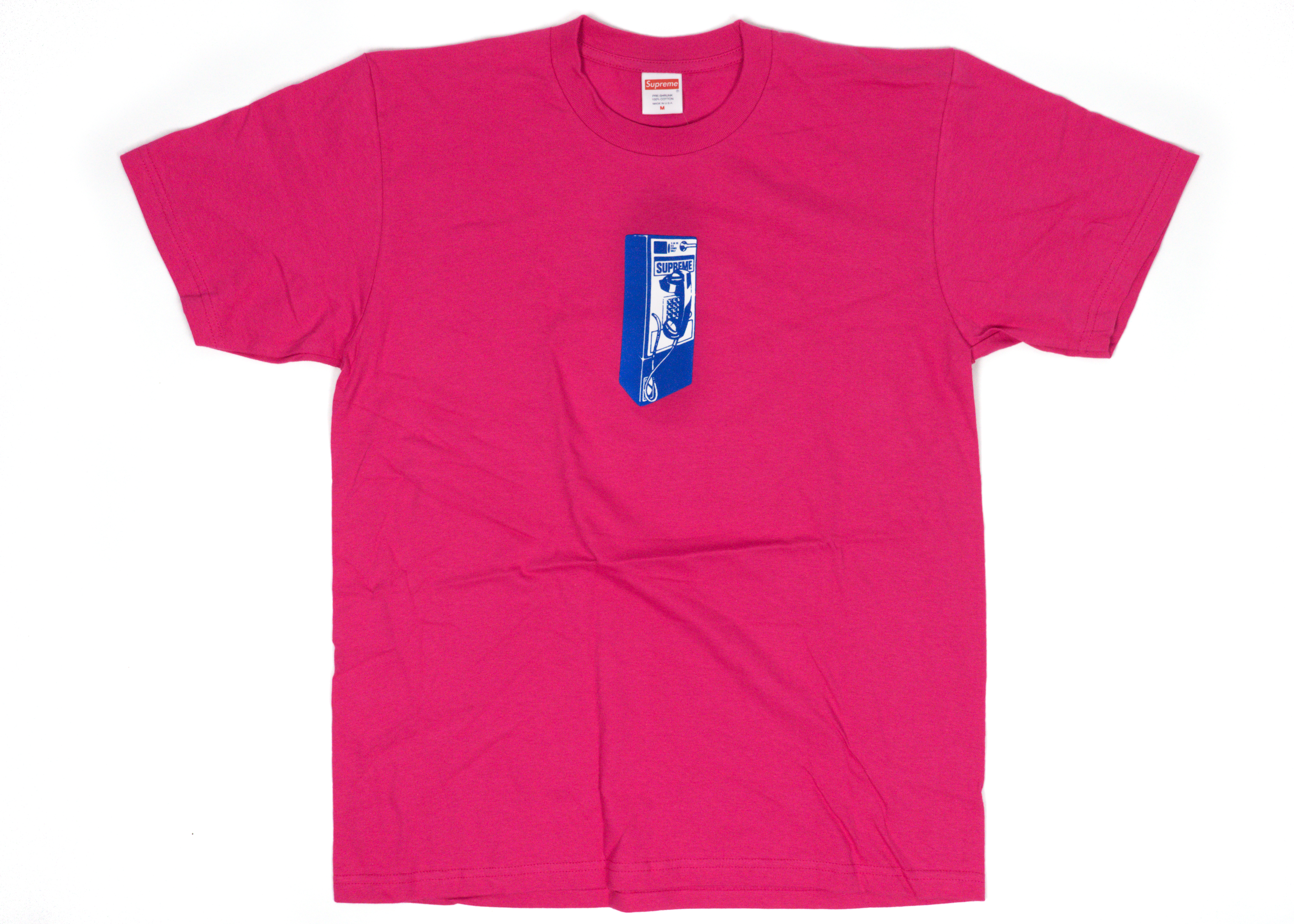 Supreme phone booth clearance tee