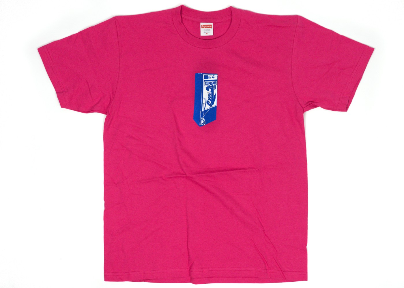 Supreme Payphone Tee Dark Pink Fw18 Supreme Payphone Tee Dark Pink Fw18