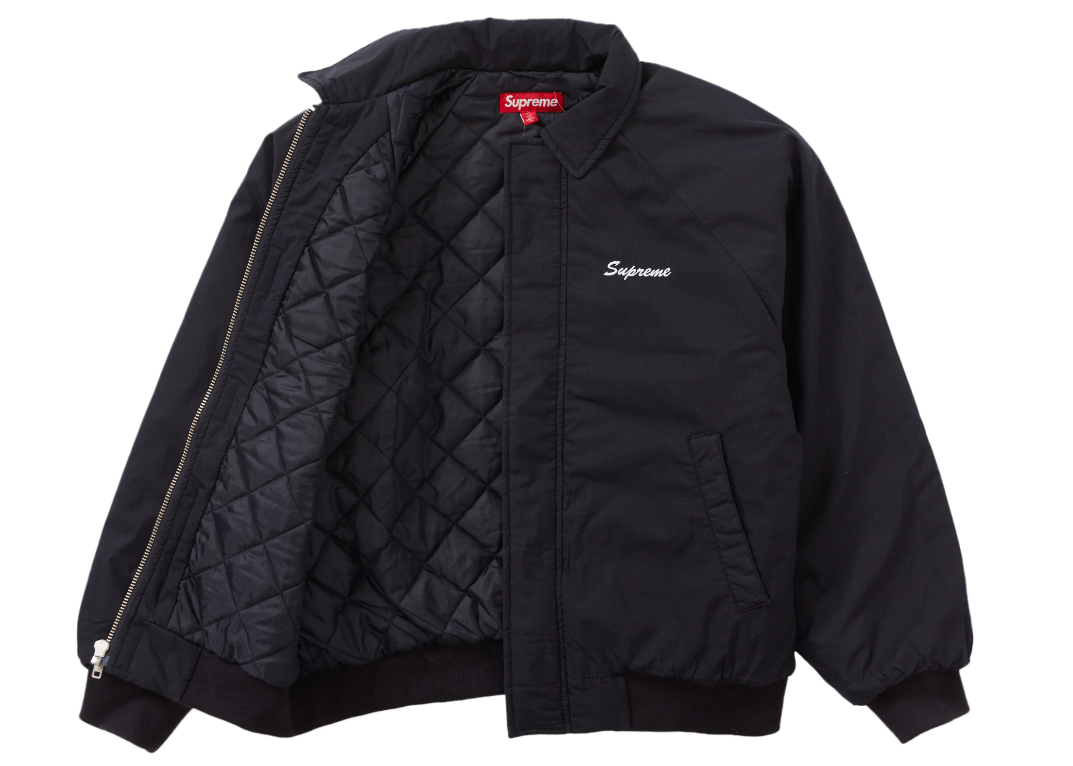 Supreme Peace Embroidered Work Jacket Navy Men's - FW23 - GB