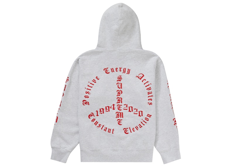 Supreme Peace Hooded Sweatshirt M