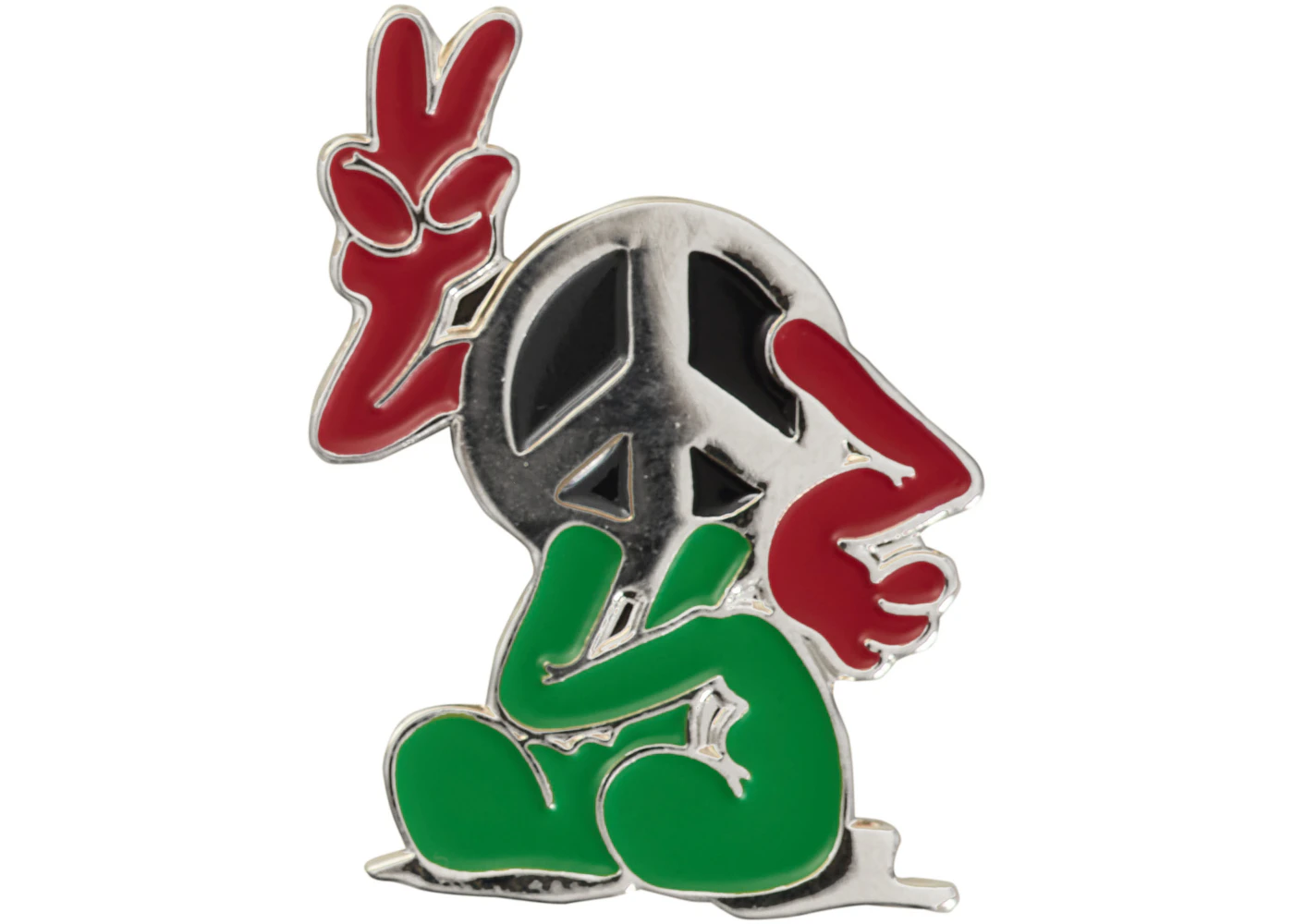 Supreme Peace Pin Silver - SS21 - US