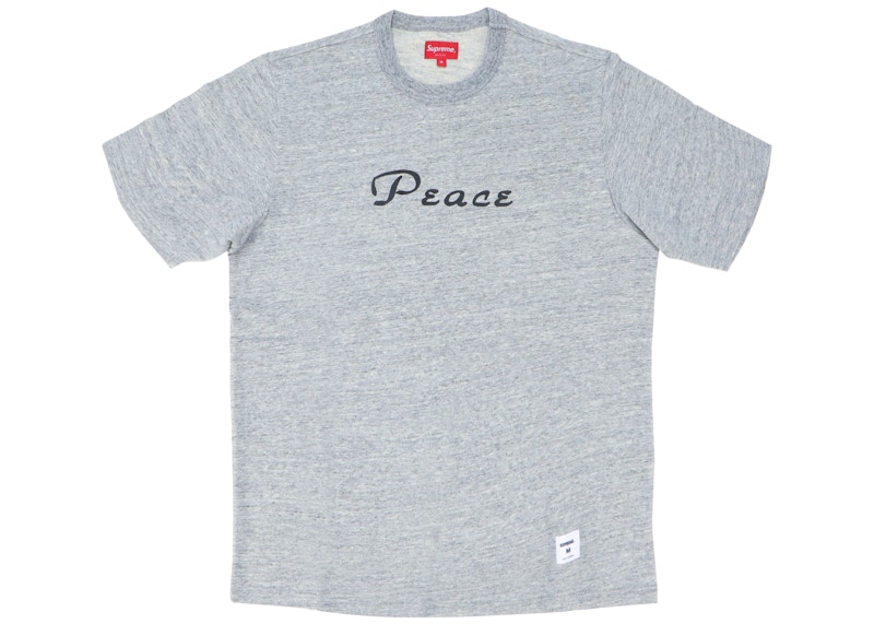 注文割引Supreme Peace S/S top heather grey L トップス