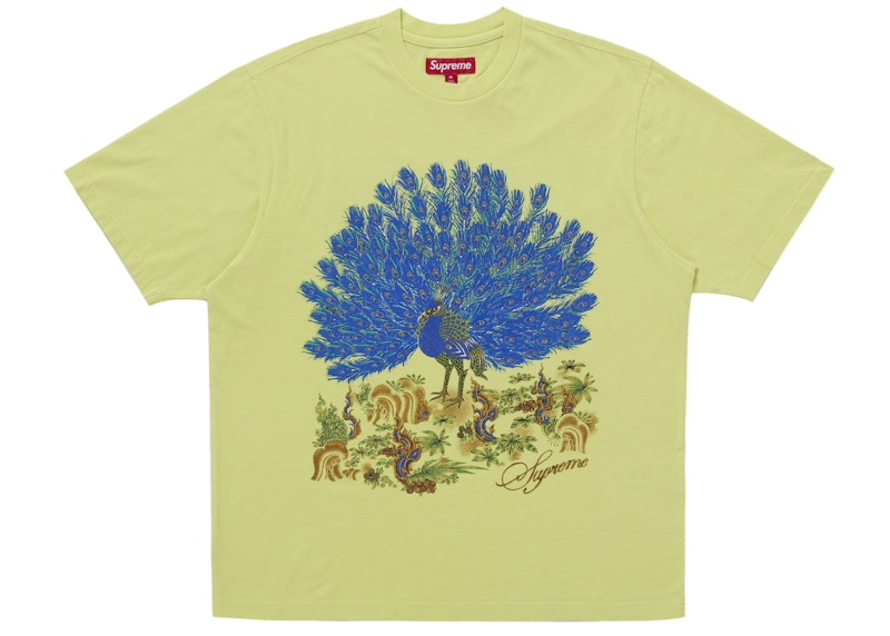 Supreme Peacock S/S Top Fluorescent Yellow メンズ - FW25 - JP