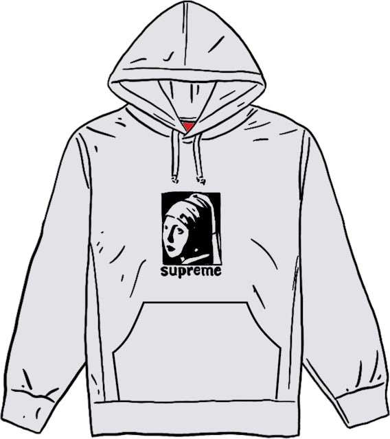 Supreme Pearl Hooded Sweatshirt Ash Grey Men's - FW20 - US