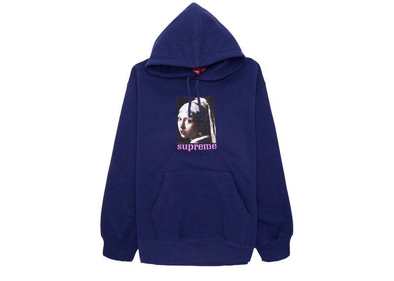 Supreme Pearl Hooded Sweatshirt Washed Navy メンズ - FW20 - JP