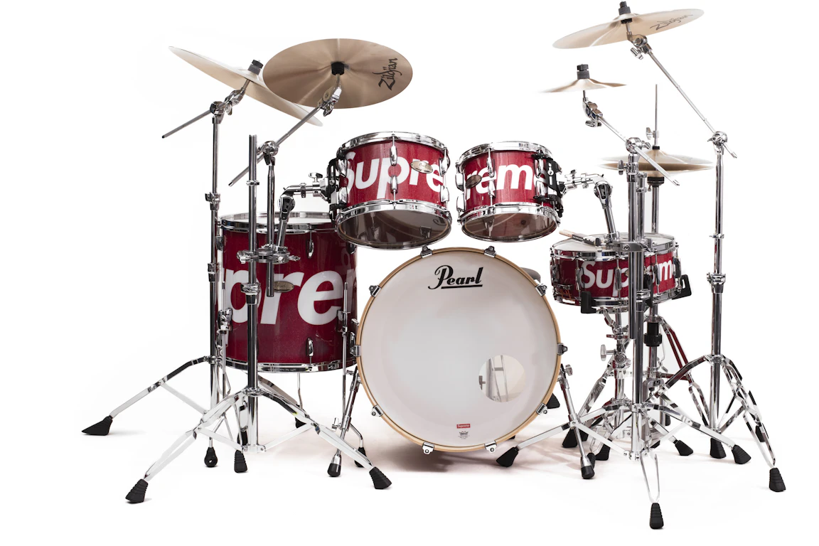 Supreme Pearl Session Studio Select Drum Set Red