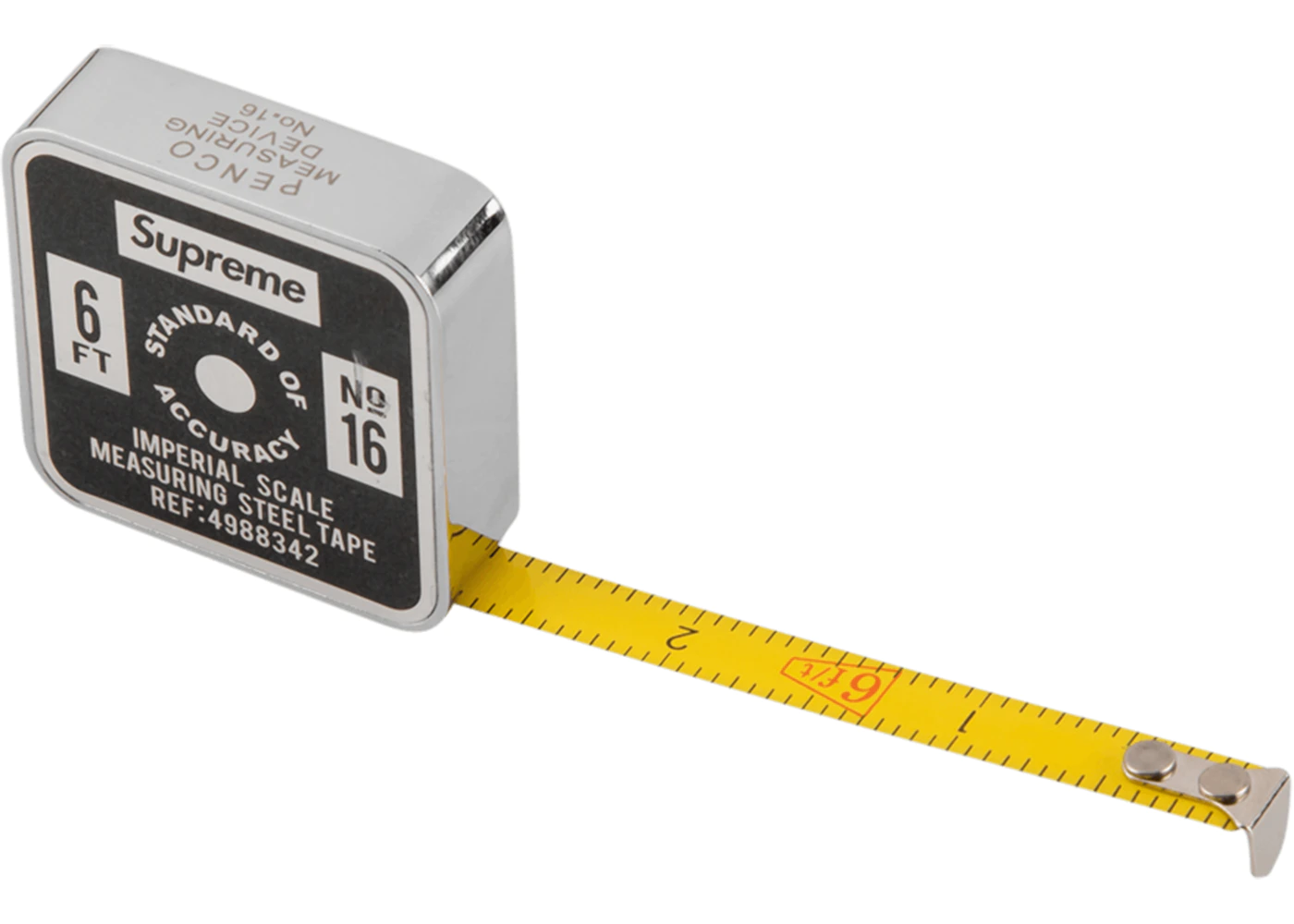 Supreme Penco Tape Measure (Imperial) Black