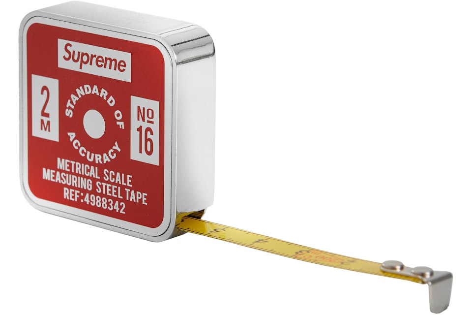 Supreme Tape Measure (Metric) Red - SS19 US