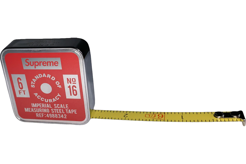 Supreme Penco Tape Measure (Imperial) Red