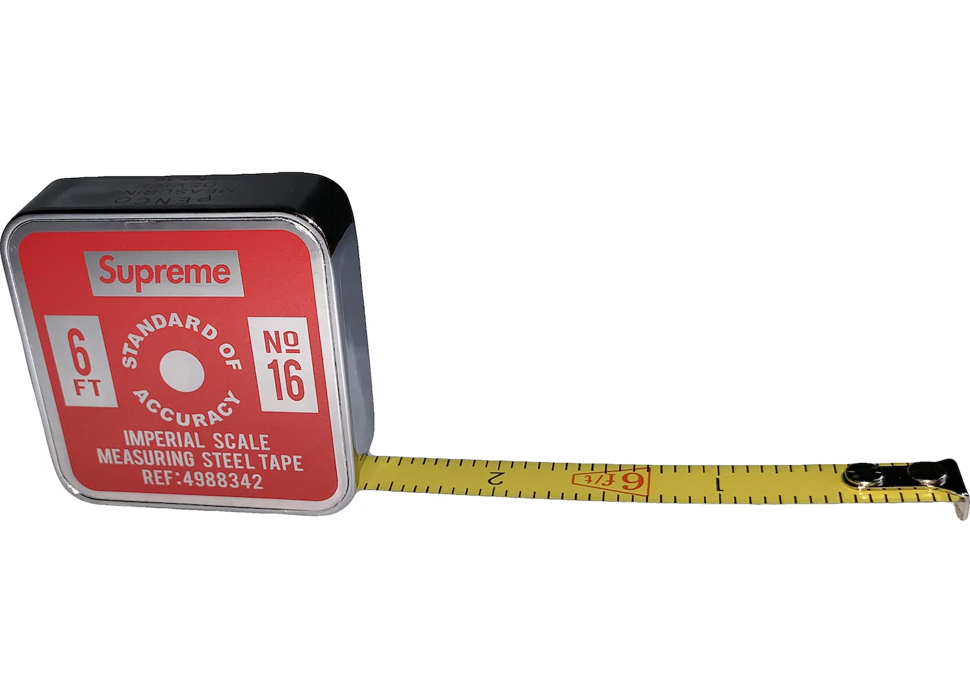 Supreme Penco Tape Measure (Imperial) Red - SS19 - CN