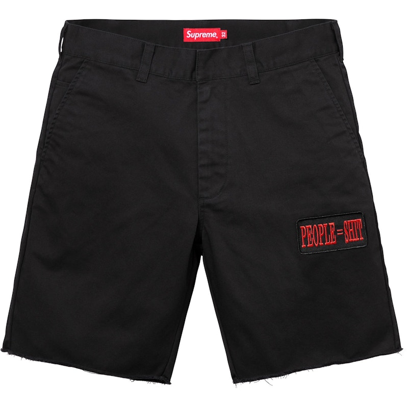 Supreme People Shit Work Short 34 カーキ-