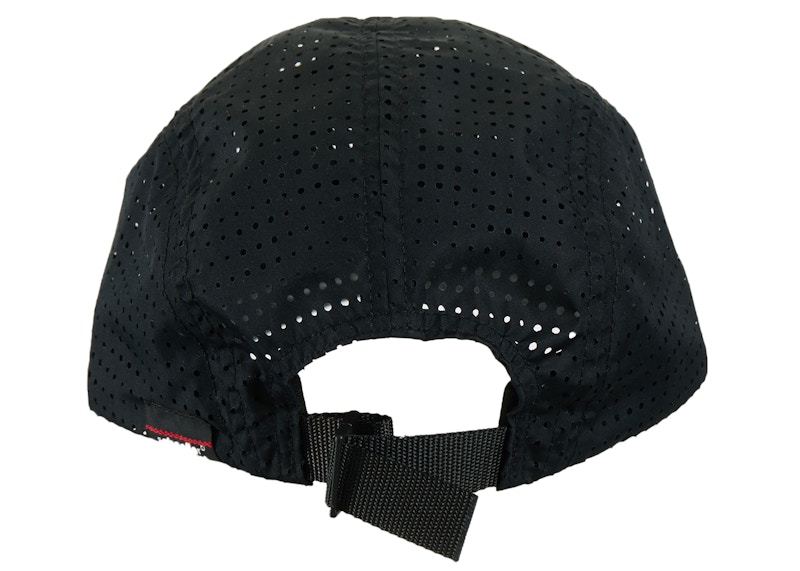 Supreme Perforated Camp Cap (SS22) Black - SS22 - US