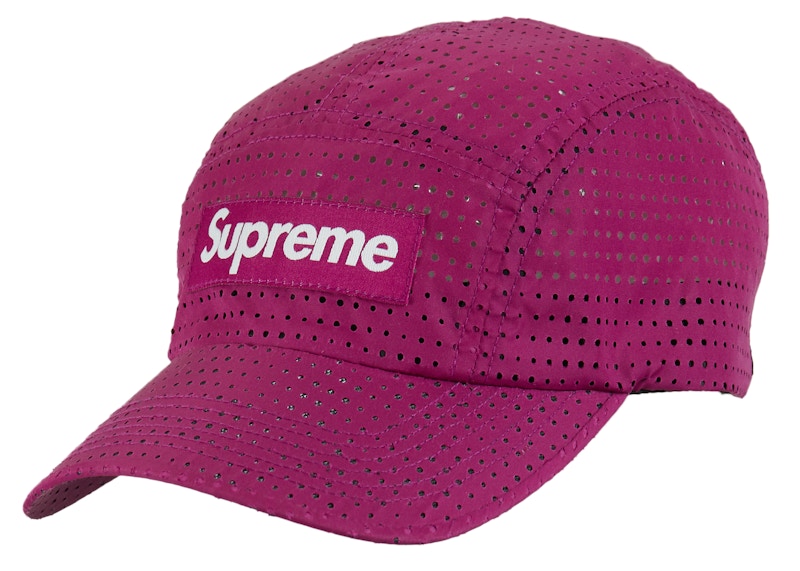 Supreme Perforated Camp Cap (SS22) Magenta - SS22 - US