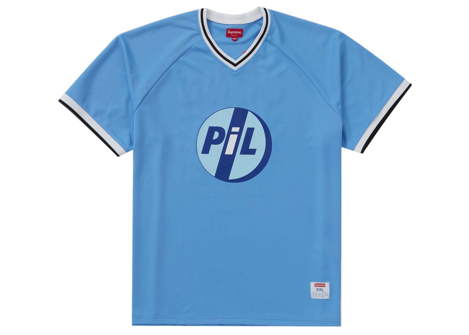 Supreme PiL Baseball Top Light Blue