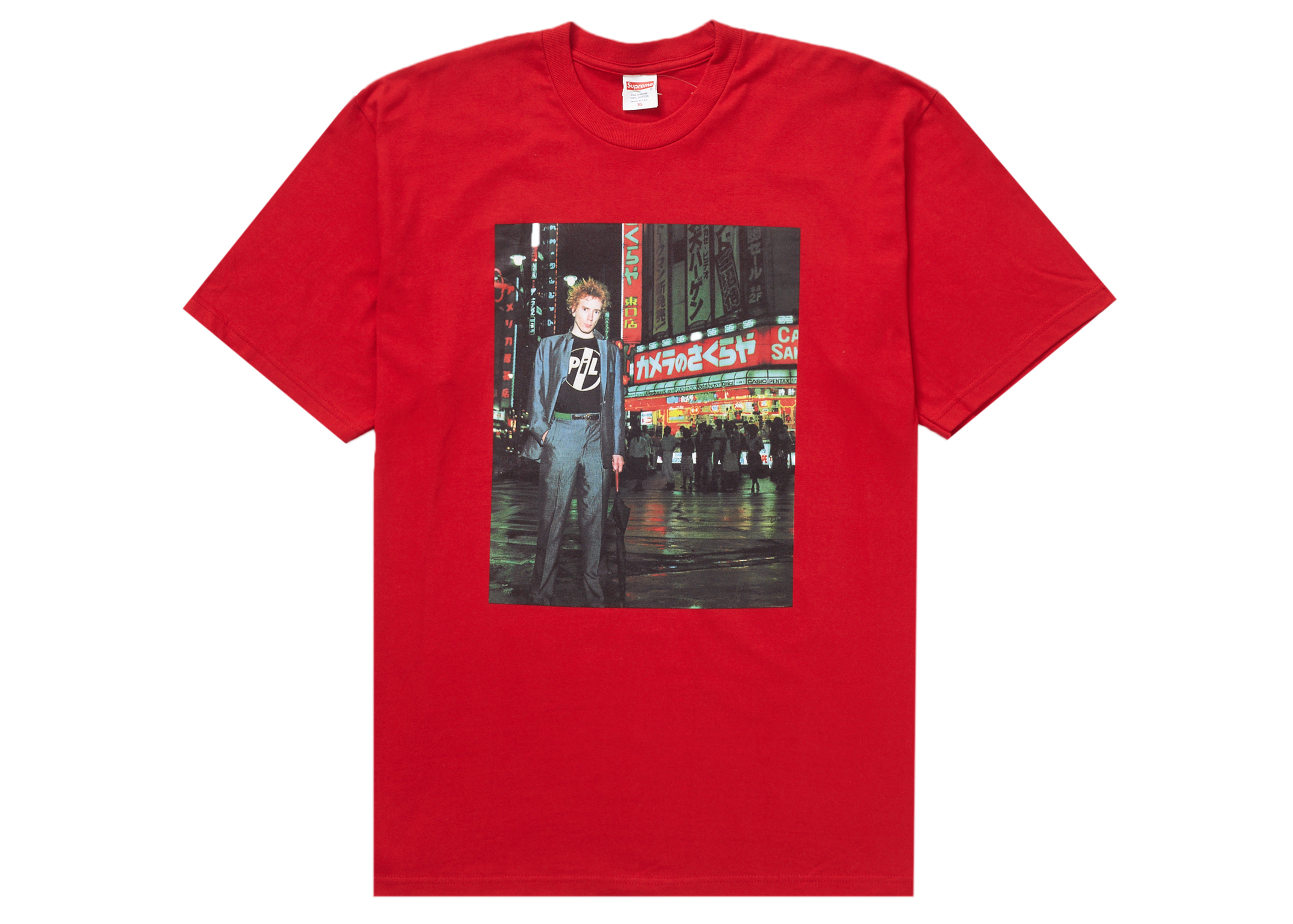 Supreme PiL Live In Tokyo Tee Red Men's - FW22 - US