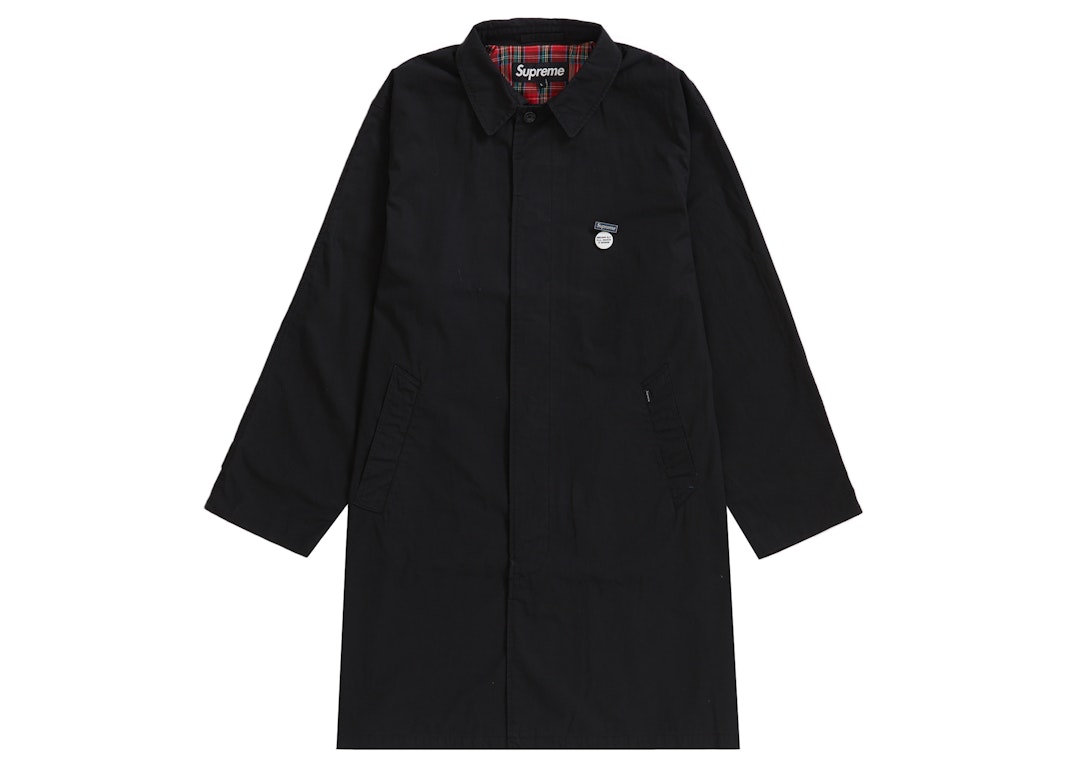 Pre-owned Supreme Pil Trench Coat Black