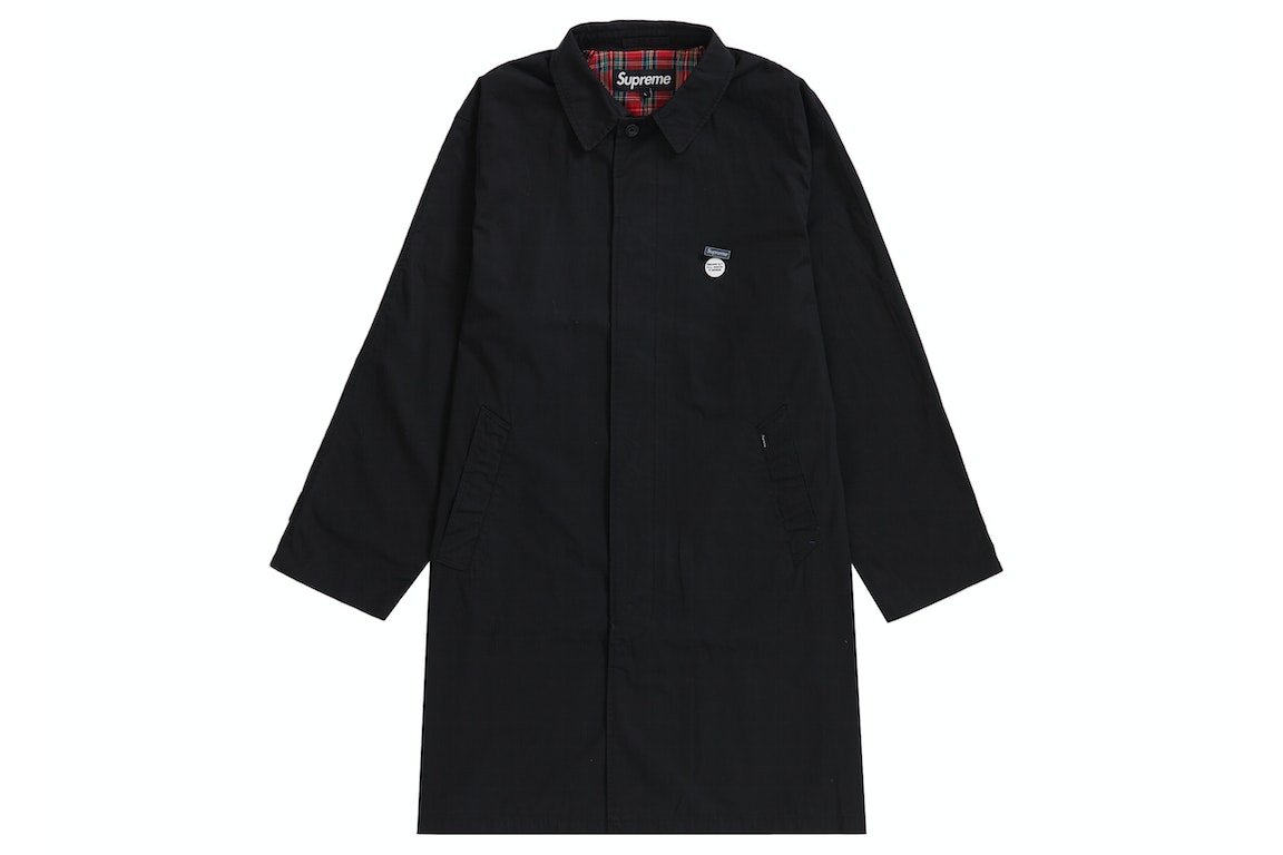Pre-owned Supreme Pil Trench Coat Black