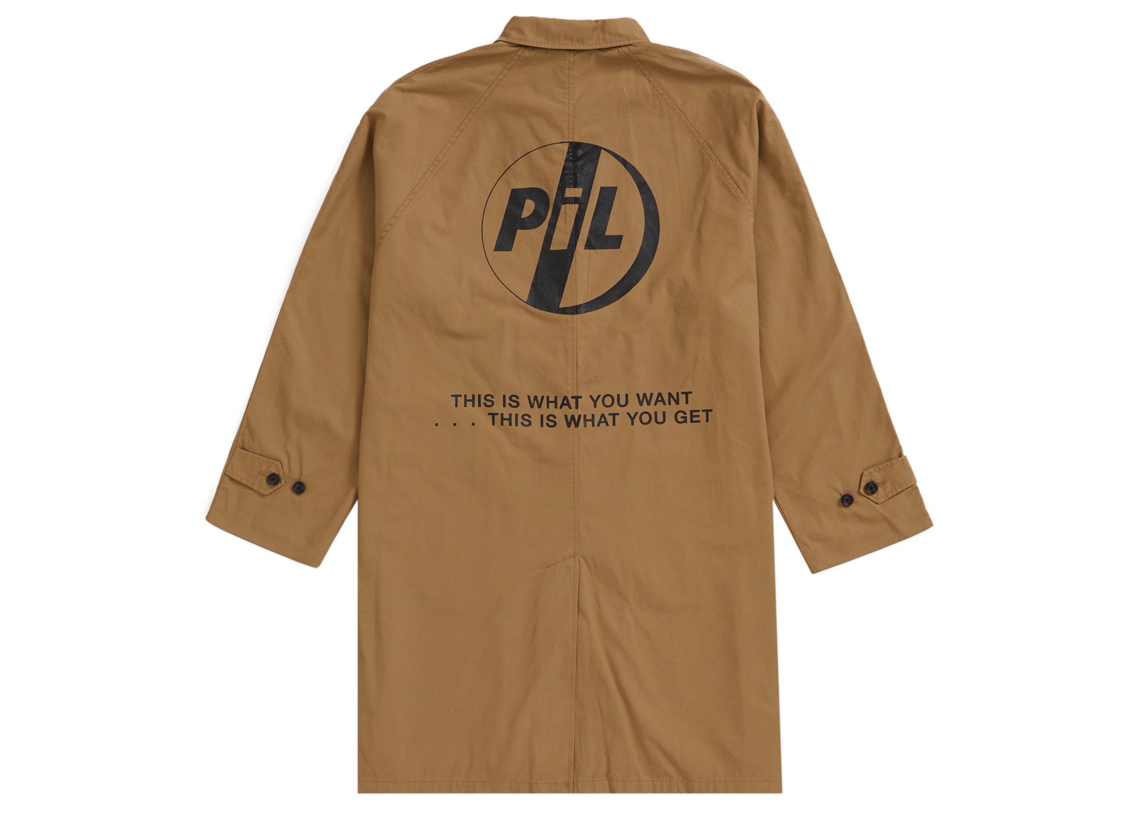 Supreme PiL Trench Coat Tan Men's - FW22 - US
